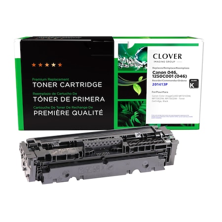 Cig Clover Imaging Remanufactured Black Toner Cartridge for Canon 1250C001 (046) 201413P